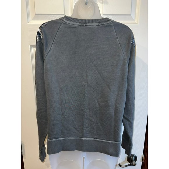 JOE'S JEANS The Evie Sequin Sweatshirt Size XS - Picture 3 of 7